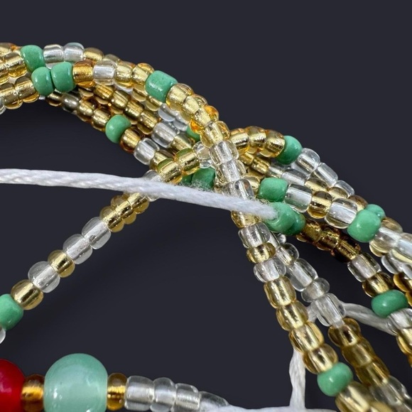 Mint Green Adjustable Waist Beads - Picture 5 of 5